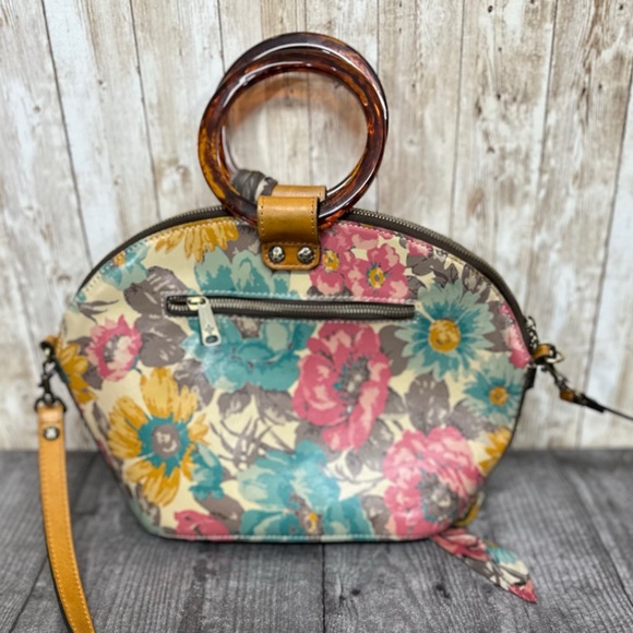 Patricia Nash First Bloom Collection Melllini Satchel Bag - Picture 3 of 17